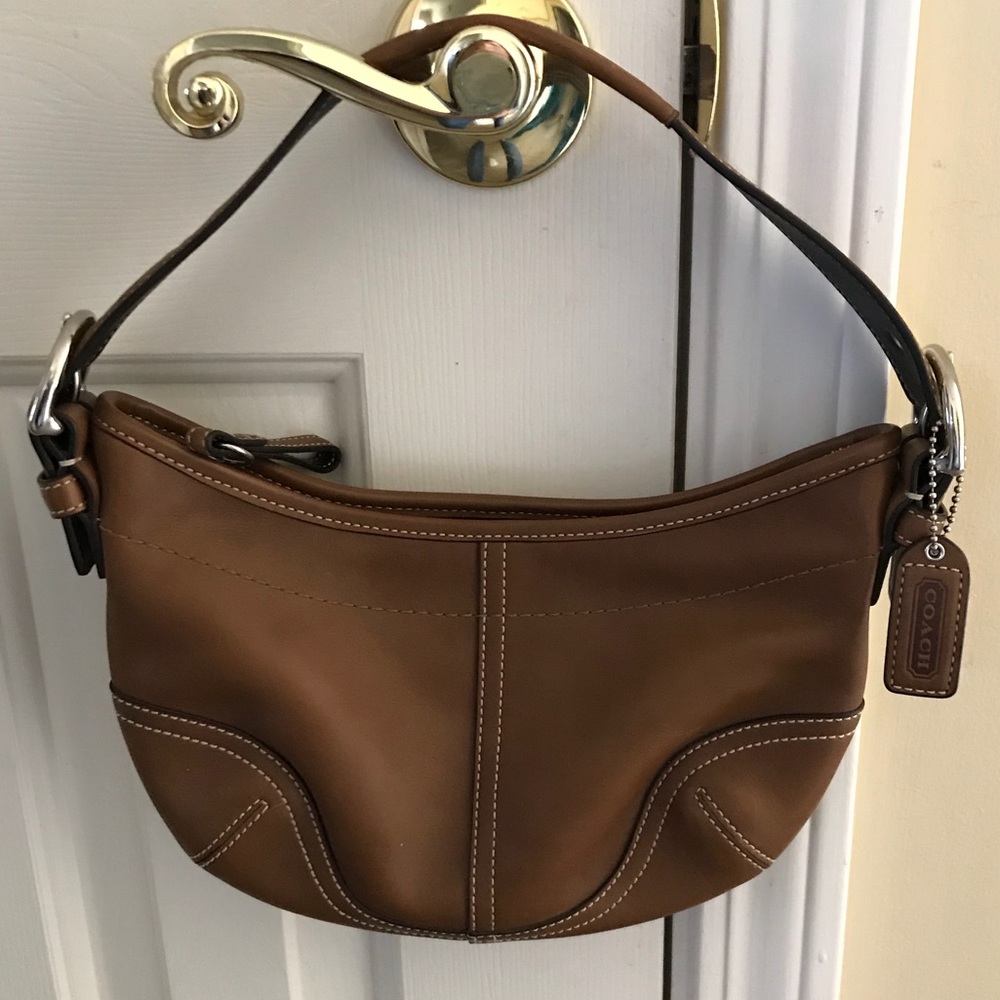 Coach purse with matching card holder